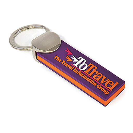 PVC Layered Keyring 70mm x 20mm - All The Merchandise